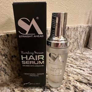 Straight ahead hair serum